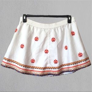 Vintage Kaelin Elastic Waist Pocket Skirt